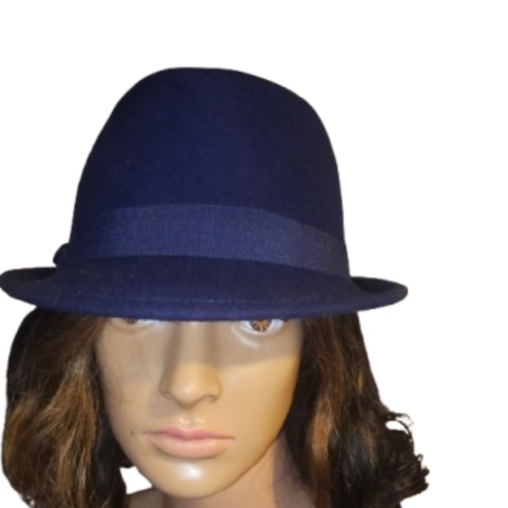 Elegant Blue Fedora Hat